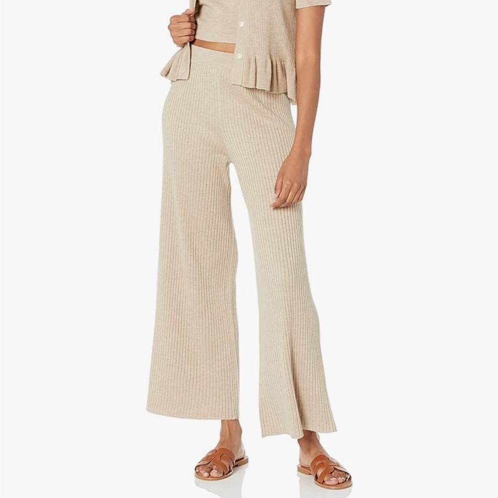 Heather Sand Straight Leg Women's Pants